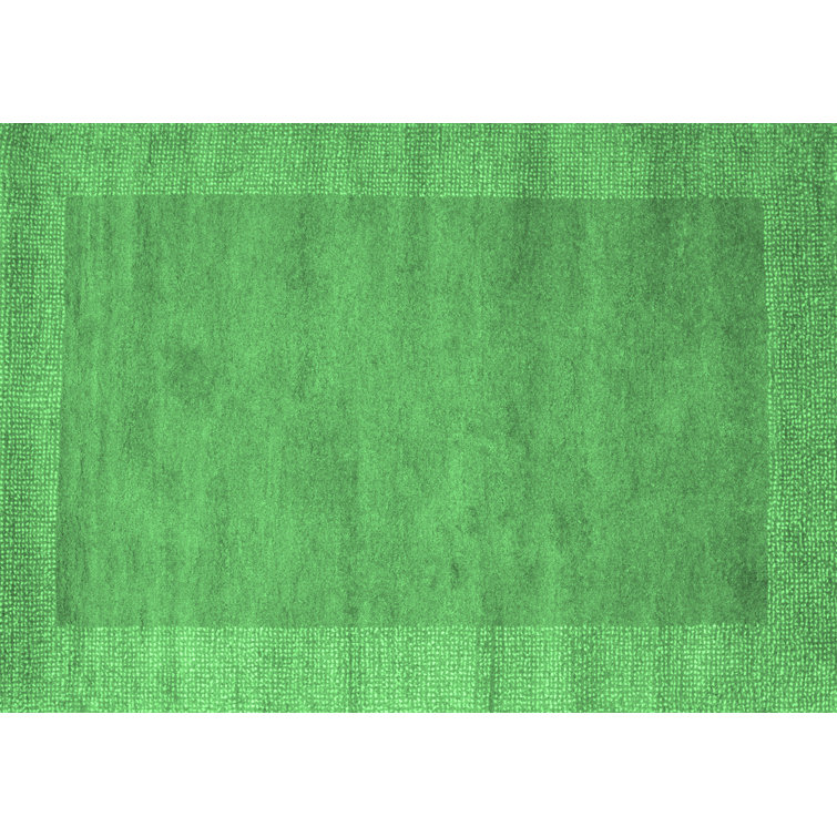 Latitude Run® Contemporary 660 Emerald Green Area Rugs Wayfair
